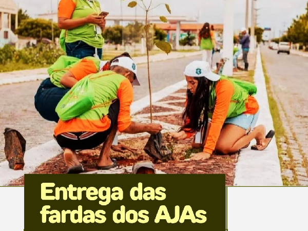 Prefeitura realiza entrega de novos uniformes aos Agentes Jovens Ambientais!