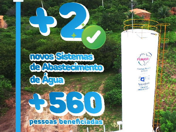 ENTREGA DE DOIS NOVOS SISTEMAS DE ABASTECIMENTO DE ÁGUA!