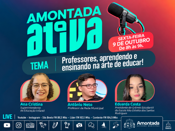 Amontada investe na valorização dos professores e fortalece a qualidade da educação municipal